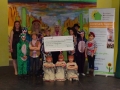 Cheque Presentation from 2014 Panto